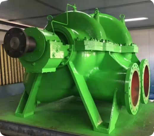 Двухступенчатый центробежный насос с осевым разъемом корпуса и двойным всасыванием SM