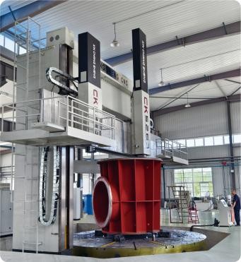 Вертикально-токарный станок с ЧПУ 6,3 м